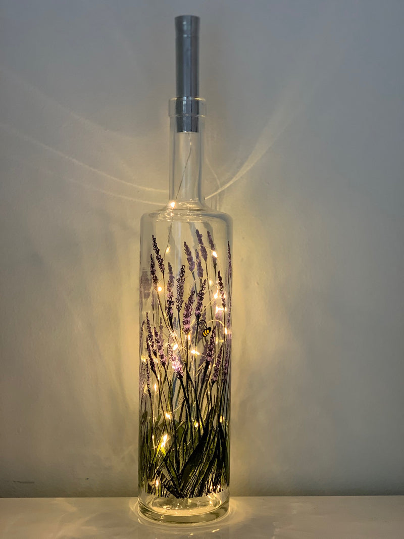 Floral Fairy Light Bottle